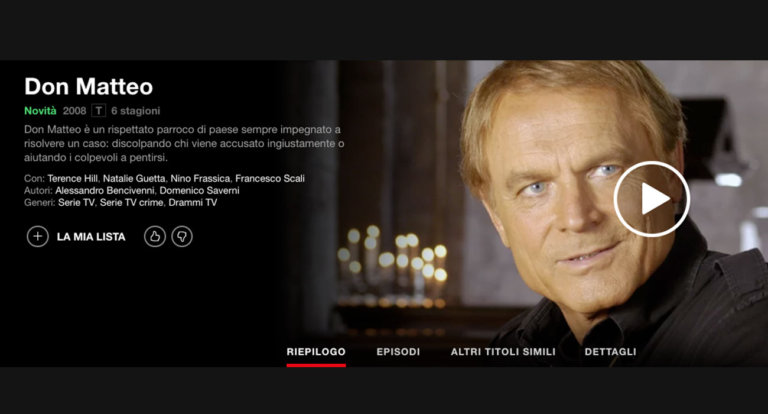 Don matteo netflix