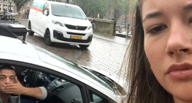 Una studentessa olandese si è fatta i selfie  con tutti i molestatori che ci provano per strada