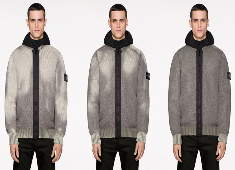 Stone Island ha prodotto un maglione che cambia colore a seconda del tempo