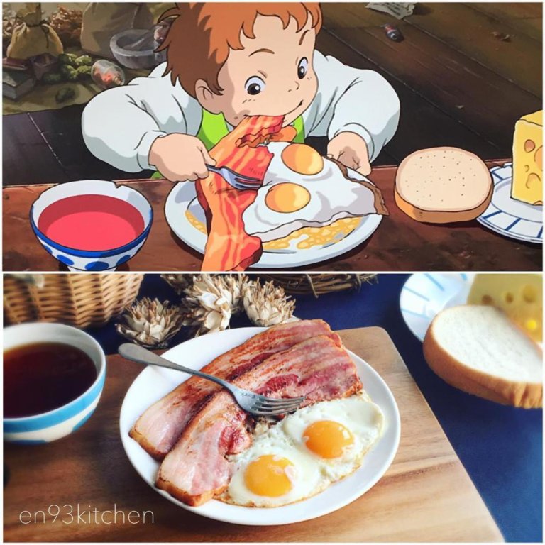 Il cibo dei film dello Studio Ghibli nella vita reale