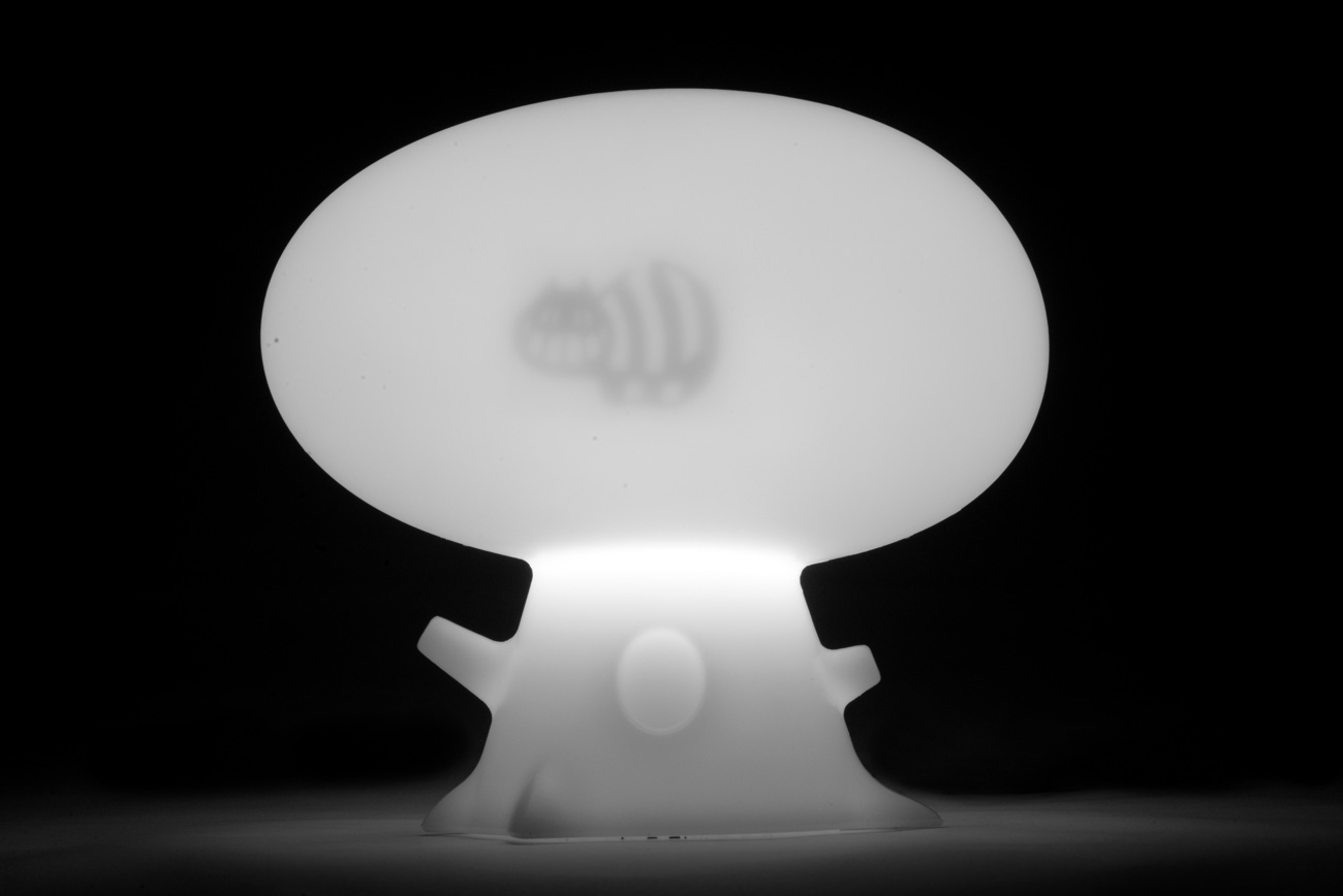 Dopo Mobi, tre nuove lampade di Ale Giorgini dedicate allo Stregatto, ai Tre Porcellini e all'Uomo di Latta: nuove fiabe che si illuminano