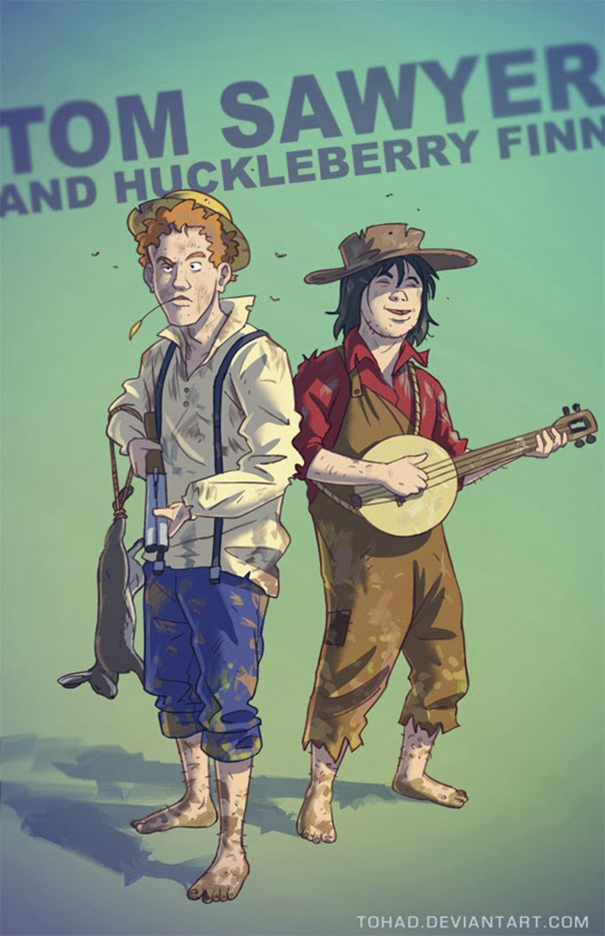Huck e Jim © Tohad (Sylvain Sarrailh)