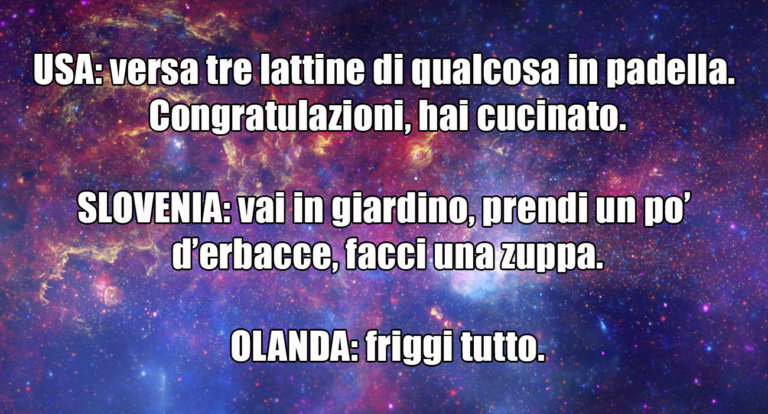 La cucina nel mondo, le descrizioni più divertenti su Tumblr