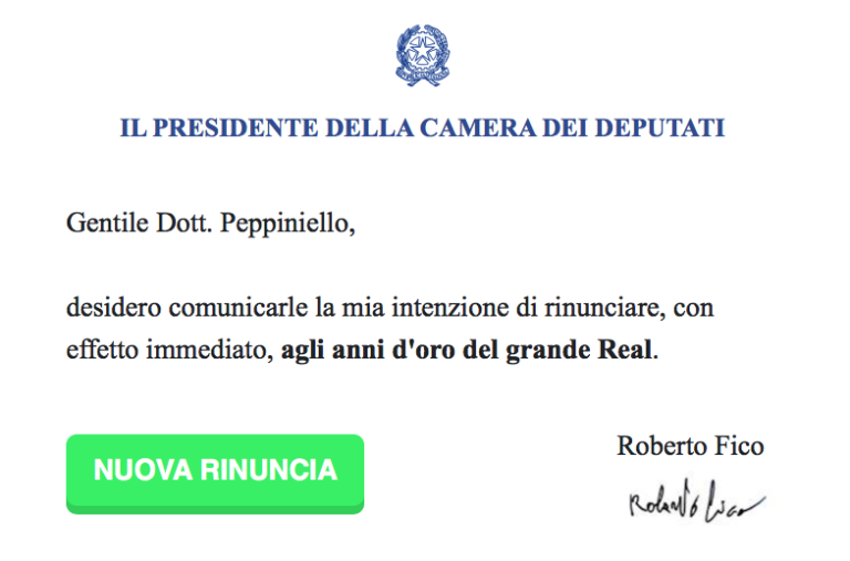 Generatore di buone azioni di Roberto Fico