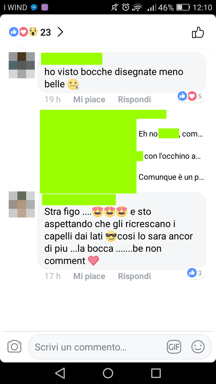 La teoria dei capelli ai lati