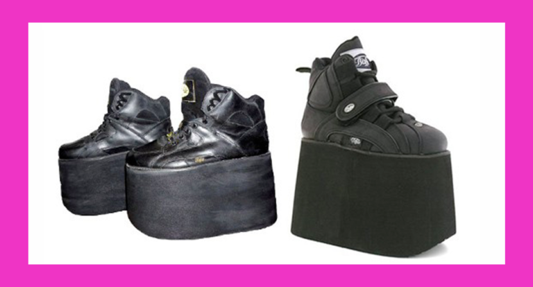 Le scarpe con la zeppa con cui andavate a ballare negli anni ’90 potrebbero tornare