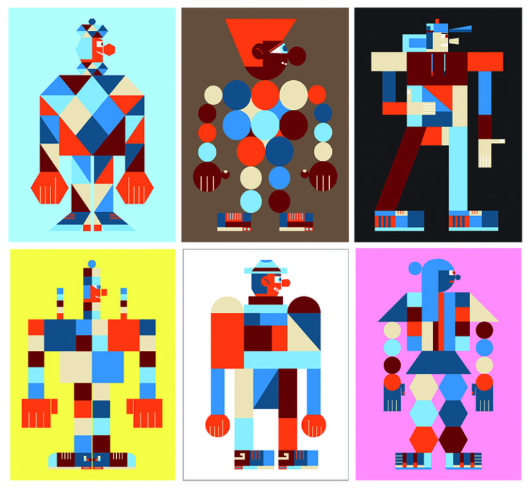 La street art di Geometric Bang
