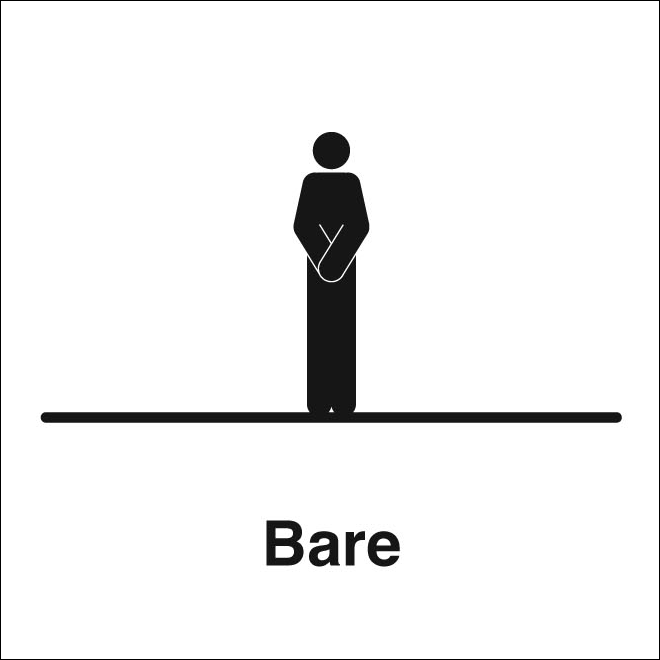 Bare = Nudo
