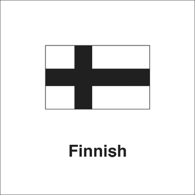 Finnish = Finlandese
