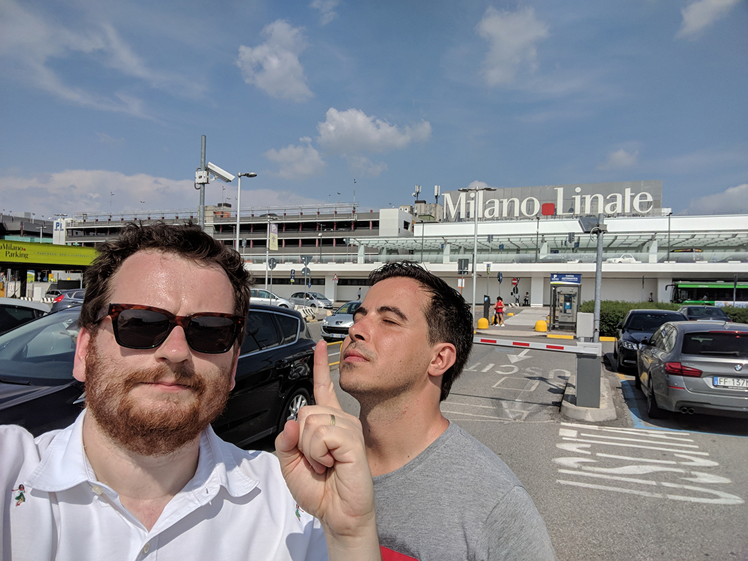 Aeroporto di Linate: l'arrivo