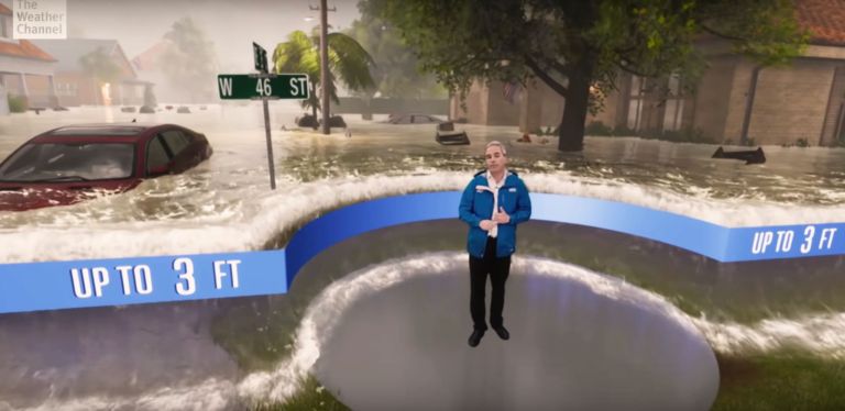 Meteo realta aumentata florence uragano