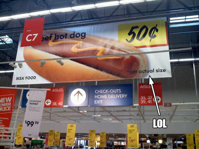 *Non è la grandezza vera.