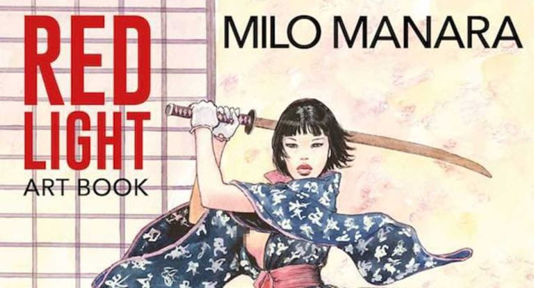 Red Light è il nuovo artbook erotico di Milo Manara, con un regalo al suo interno