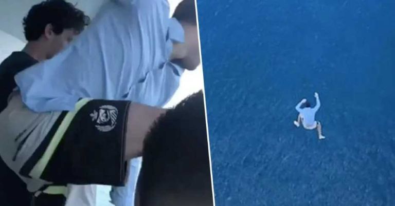 Genio si lancia in acqua dall’undicesima balconata della nave: bandito dalle crociere a vita