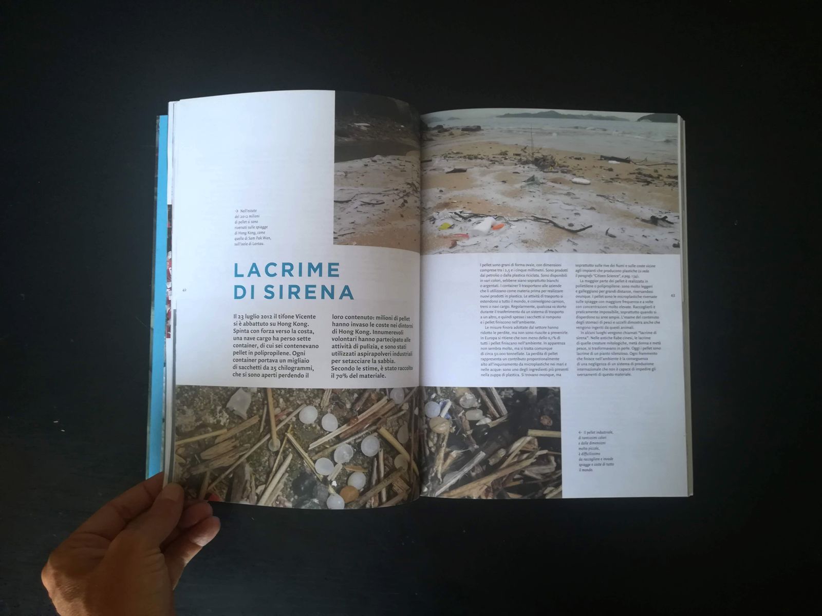 Cosa sono le cosidette "Lacrime di sirena"? Plastica