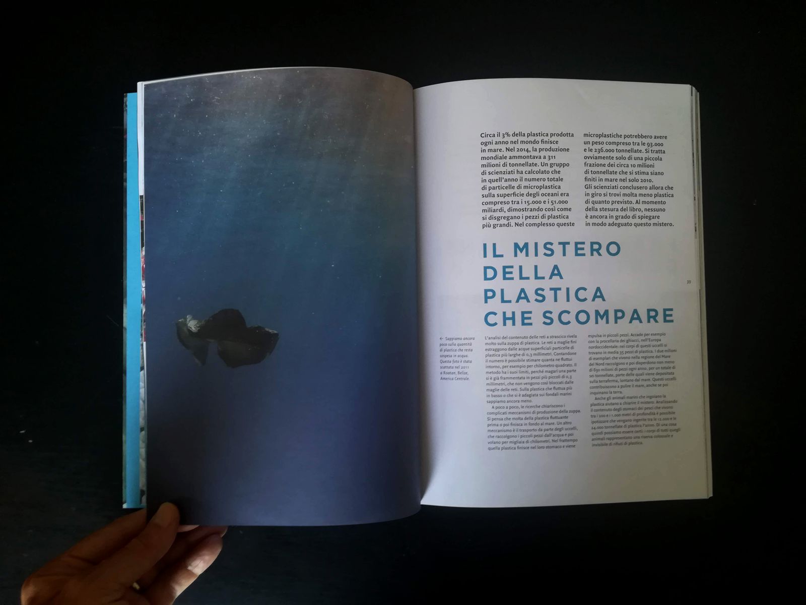 La maggior parte della plastica nell'ambiente è sul fondo dei mari