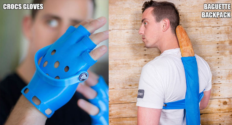 Un designer ha creato invenzioni meravigliose che non servono a niente