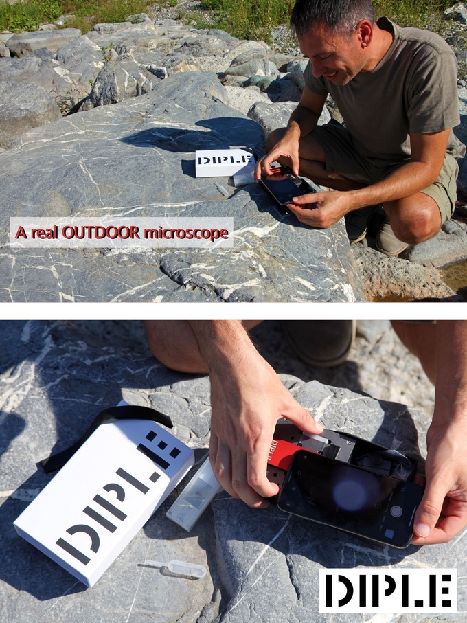 Diple è prtatile. Diple per la mineralogia
