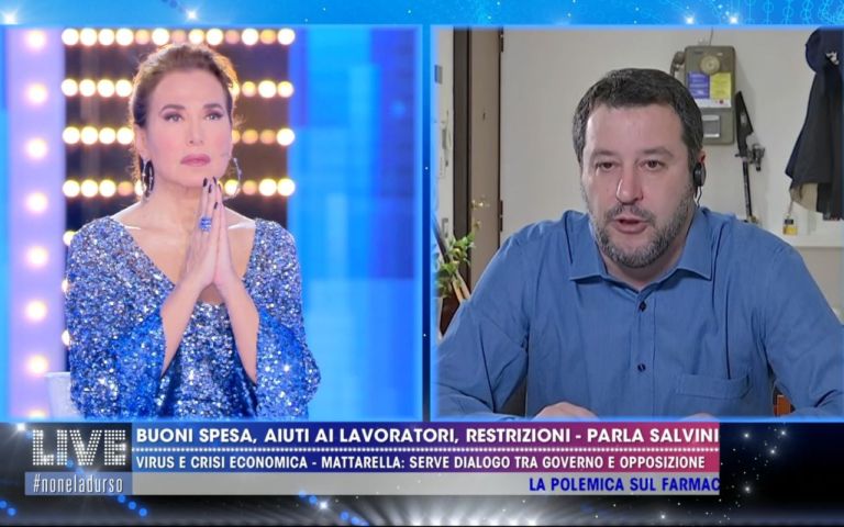 Barbara d urso matteo salvini