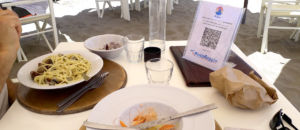 Menu digitale locale digitale qrcode