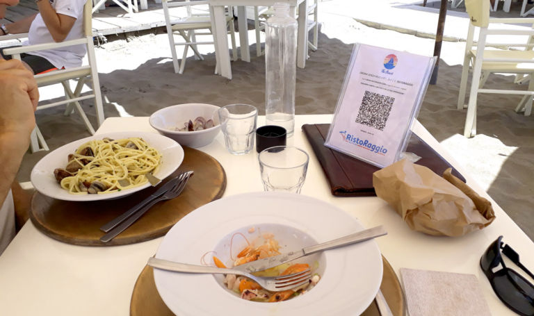 Menu digitale locale digitale qrcode