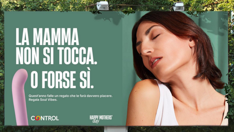 Il cartellone per la festa della mamma