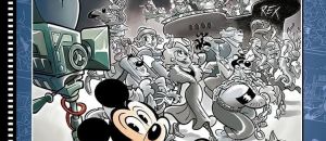 La copertina di Topolino, Paperino e la Grande Storia del Cinema
