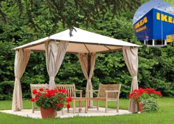 Gazebo giardino Ikea