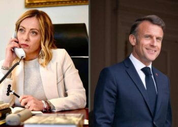 Giorgia Meloni Emmanuel Macron