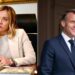 Giorgia Meloni Emmanuel Macron