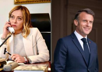 Giorgia Meloni Emmanuel Macron