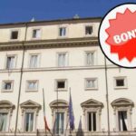 Bonus istituito dal Governo
