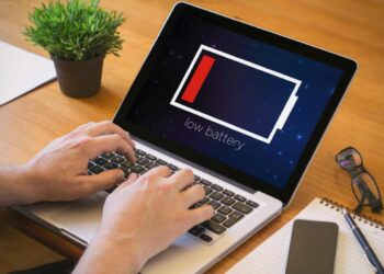 Portatile batteria scarica