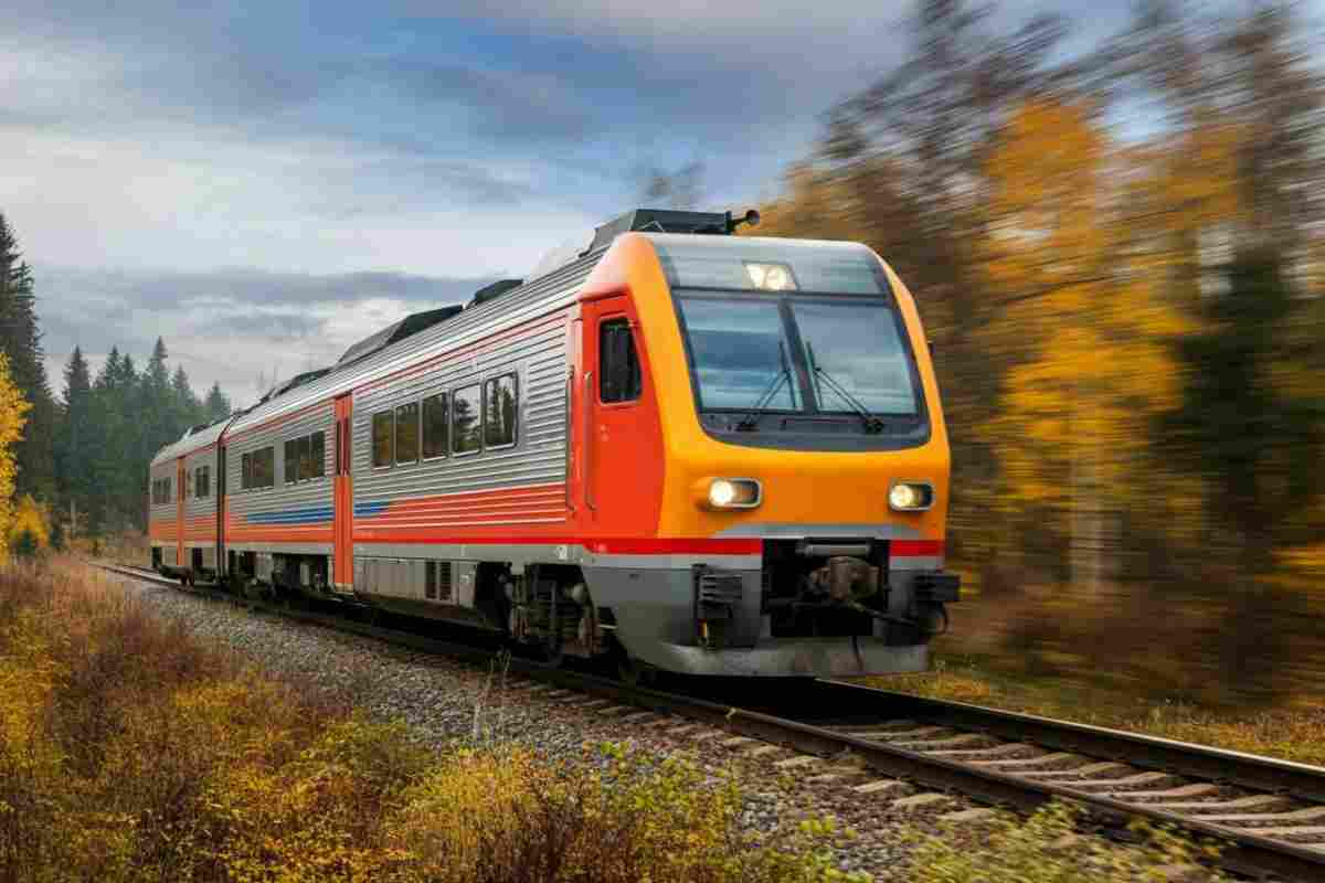 Treno del foliage, autunno