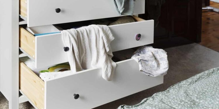 trucco per dire addio al disordine del cassetto della biancheria