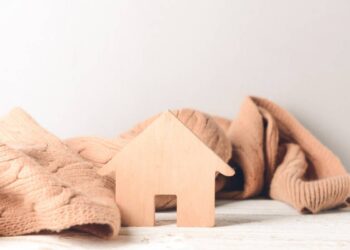 Casa calda in inverno