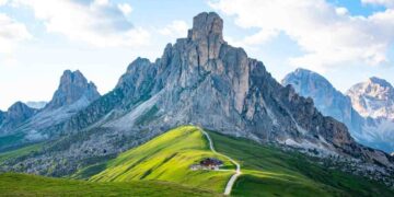 Posto fantastico tra le rocce delle Dolomiti