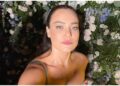 romina carrisi e la foto privata del compagno e del figlio