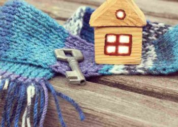 Casa calda in inverno