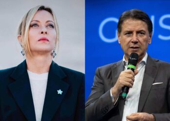 Giorgia Meloni e Giuseppe Conte