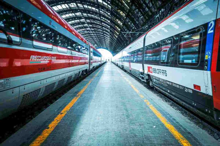 Stazione treni Italia