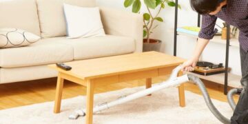 trucco del disco di cotone nell'aspirapolvere