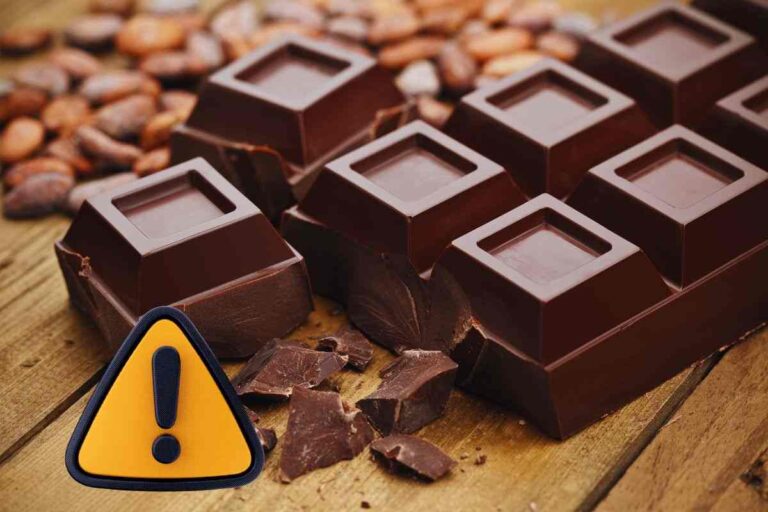 allergeni e plastica nel cioccolato