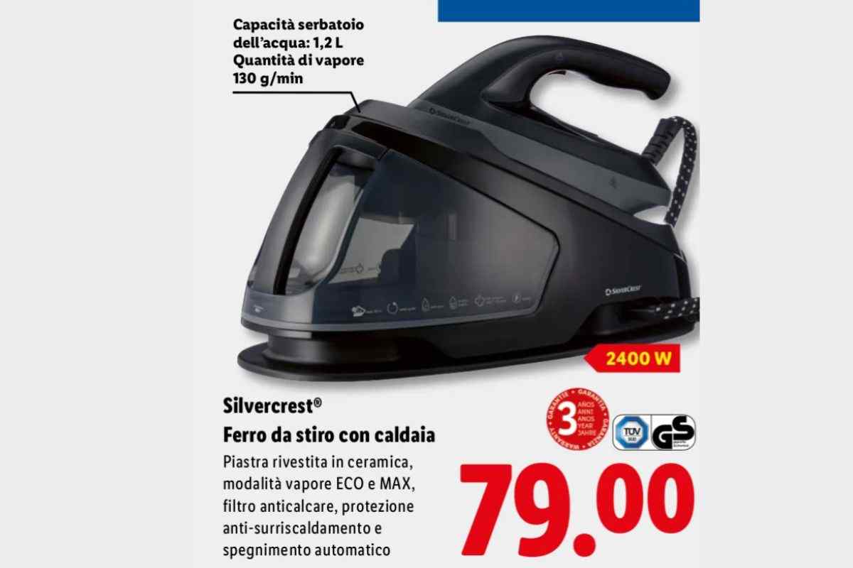 lidl ferro da stiro silvercrest