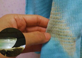 acqua calda o fredda per eliminare le macchie