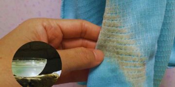 acqua calda o fredda per eliminare le macchie