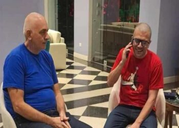 Alberto Trentini e Mario Burlò liberi