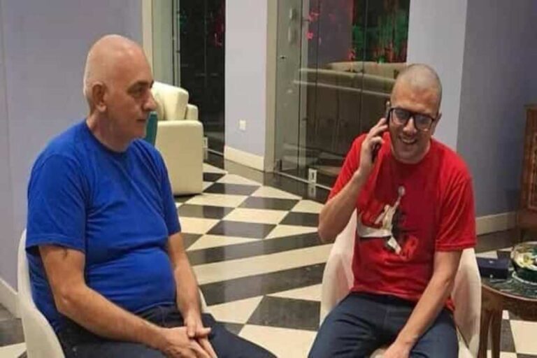 Alberto Trentini e Mario Burlò liberi