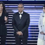 Giorgia Cardinaletti, affiancata da Carlo Conti e Laura Pausini, ha lanciato un appello forte e chiaro contro la guerra
