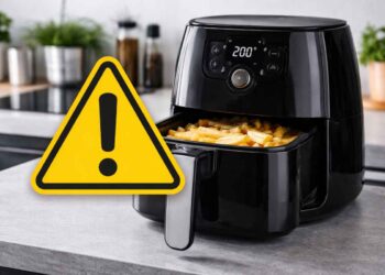 friggitrice ad aria pericolo